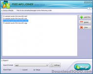 Free WMA WAV MP3 Joiner screenshot